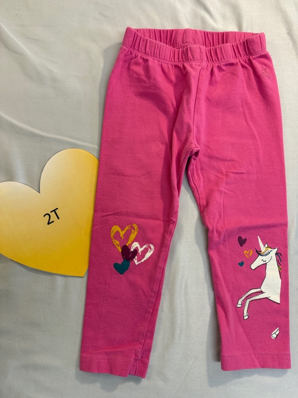 GAP - Pink Unicorn Leggings for Kids